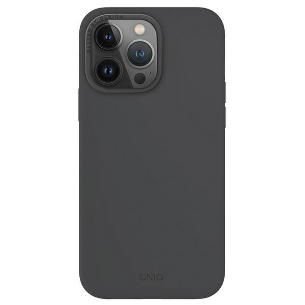 Uniq Lino Hue Magclick opladningsfoder til iPhone 15 Pro Max - grå