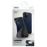 Uniq Transforma Magclick opladningsfoder til iPhone 15 Pro Max - blå