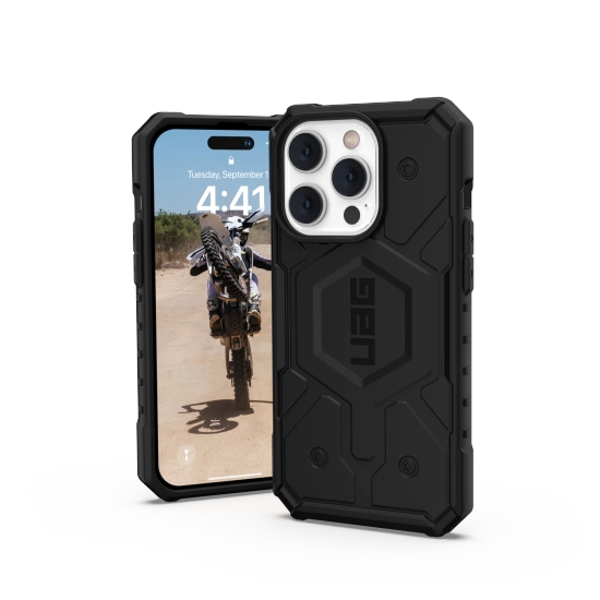 UAG Pathfinder MagSafe-hylster til iPhone 14 Pro Max - sort