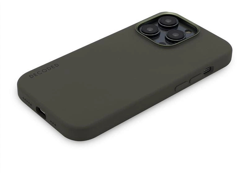 Dekoderet silikonefoder med MagSafe til iPhone 14 Pro Max - grønt