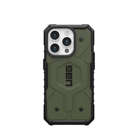 UAG Pathfinder MagSafe-hylster til iPhone 15 Pro - grønt