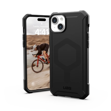 UAG Essential Armor MagSafe-hylster til iPhone 15 Plus - sort