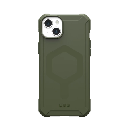 UAG Essential Armor MagSafe-hylster til iPhone 15 Plus - grønt