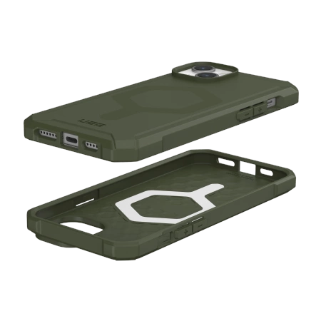 UAG Essential Armor MagSafe-hylster til iPhone 15 Plus - grønt
