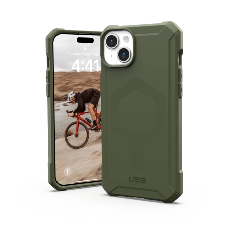 UAG Essential Armor MagSafe-hylster til iPhone 15 Plus - grønt