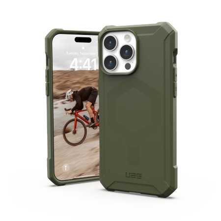 UAG Essential Armor MagSafe-hylster til iPhone 15 Pro Max - grønt