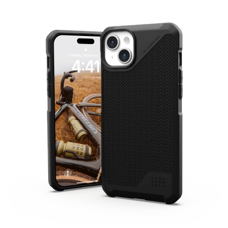 UAG Metropolis LT MagSafe-hylster til iPhone 15 Plus - sort kevlar