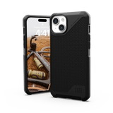 UAG Metropolis LT MagSafe-hylster til iPhone 15 Plus - sort kevlar