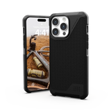 UAG Metropolis LT MagSafe-fodral til iPhone 15 Pro Max - sort kevlar