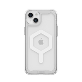 UAG Plyo MagSafe-fodral til iPhone 15 Plus - gennemsigtig og hvid