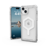 UAG Plyo MagSafe-fodral til iPhone 15 Plus - gennemsigtig og hvid