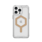 UAG Plyo MagSafe-hylster til iPhone 15 Pro Max - gennemsigtigt og guld