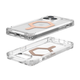 UAG Plyo MagSafe-fodral til iPhone 15 Pro Max - gennemsigtig og perle