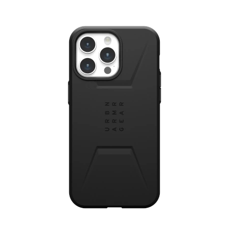 UAG Civilian MagSafe-fodral til iPhone 15 Pro Max - sort