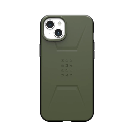 UAG Civilian MagSafe-hylster til iPhone 15 Plus - grønt