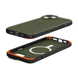 UAG Civilian MagSafe-hylster til iPhone 15 Plus - grønt