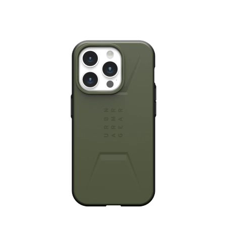 UAG Civilian MagSafe-hylster til iPhone 15 Pro - grønt