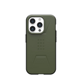 UAG Civilian MagSafe-hylster til iPhone 15 Pro - grønt