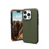 UAG Civilian MagSafe-hylster til iPhone 15 Pro - grønt