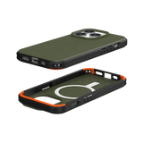 UAG Civilian MagSafe-hylster til iPhone 15 Pro - grønt