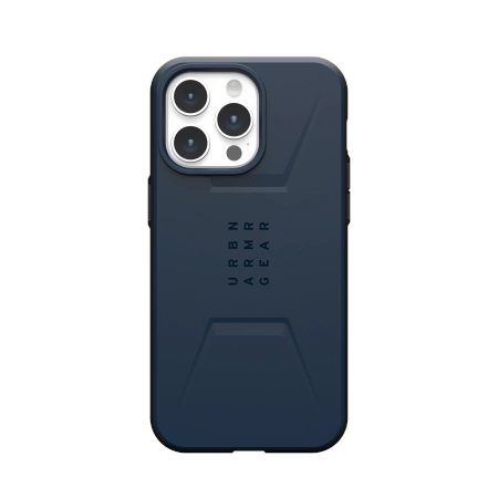 UAG Civilian MagSafe case til iPhone 15 Pro Max - mørkblå