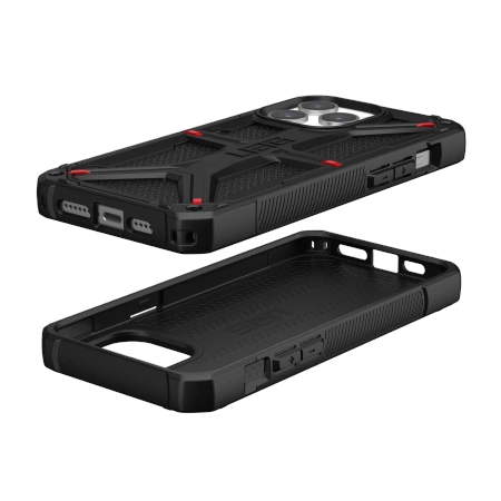 UAG Monarch-hylster til iPhone 15 Pro Max - sort kevlar