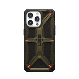 UAG Monarch-hylster til iPhone 15 Pro Max - grøn kevlar