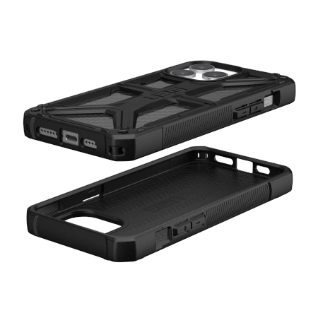 UAG Monarch-hylster til iPhone 15 Pro Max - sort kulstof