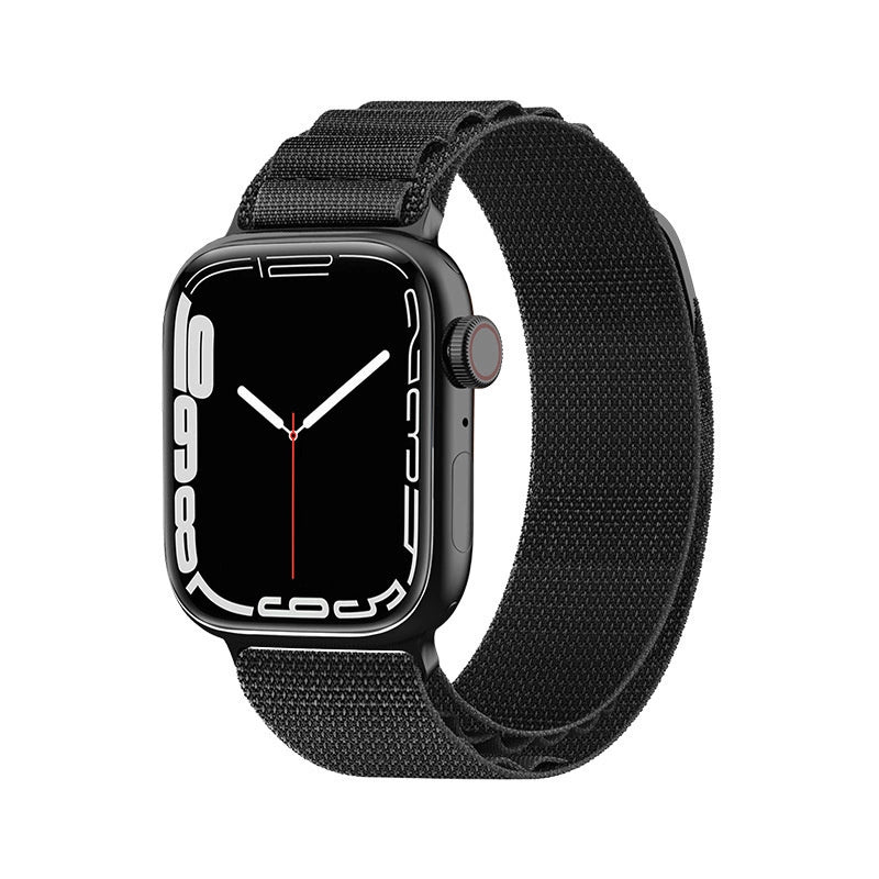 Alpine Steel Buckle Strap til Apple Watch 42 / 44 / 45 / 49 mm - sort