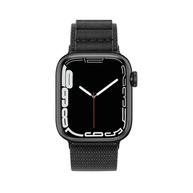 Alpine Steel Buckle Strap til Apple Watch 42 / 44 / 45 / 49 mm - sort
