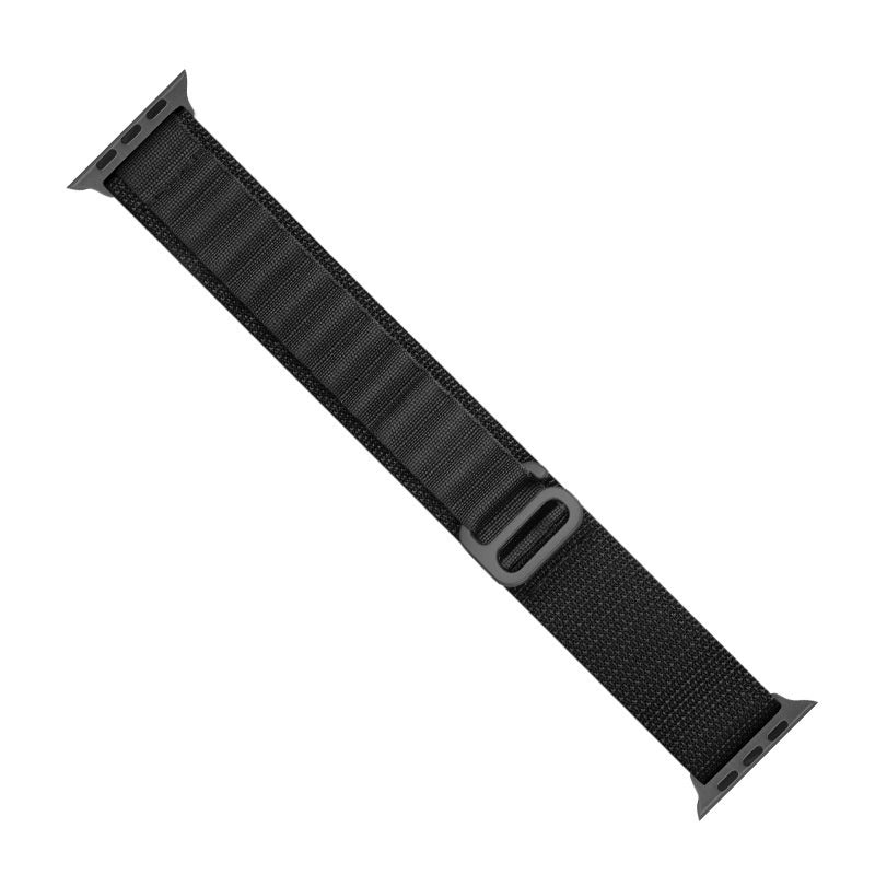 Alpine Steel Buckle Strap til Apple Watch 42 / 44 / 45 / 49 mm - sort