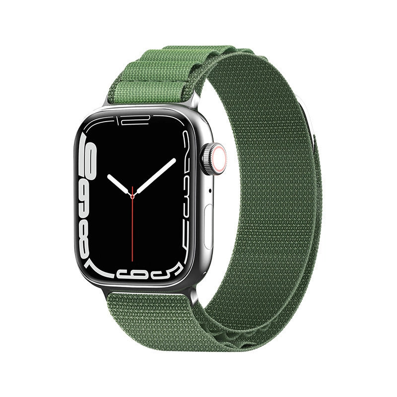 Alpine Steel Buckle Strap til Apple Watch 42 / 44 / 45 / 49 mm - Grøn