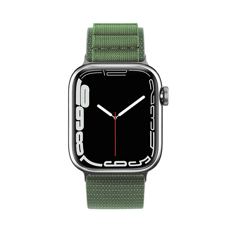 Alpine Steel Buckle Strap til Apple Watch 42 / 44 / 45 / 49 mm - Grøn
