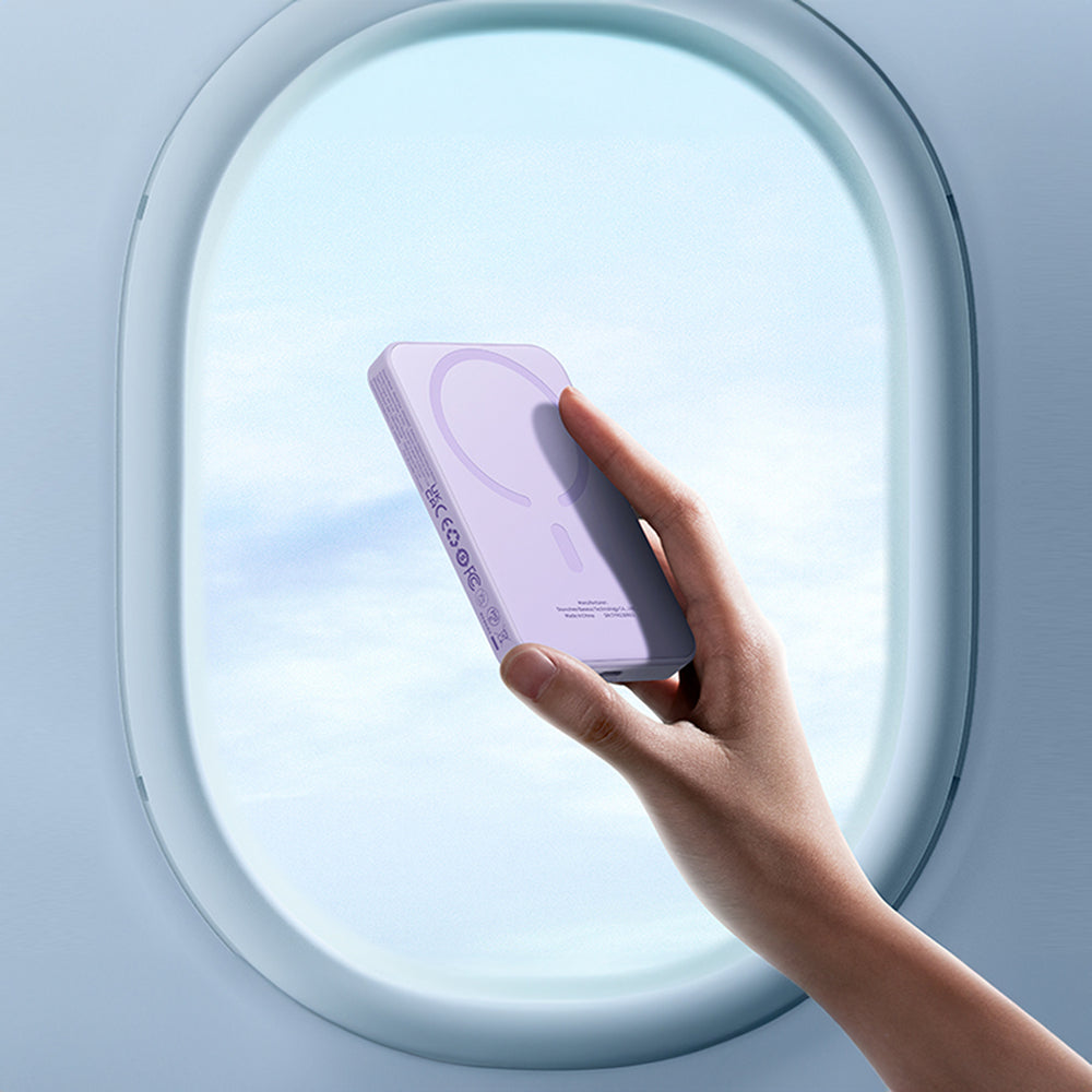 Baseus mini power bank 5000mAh 20W + USB-C cable (20V/3A) - purple