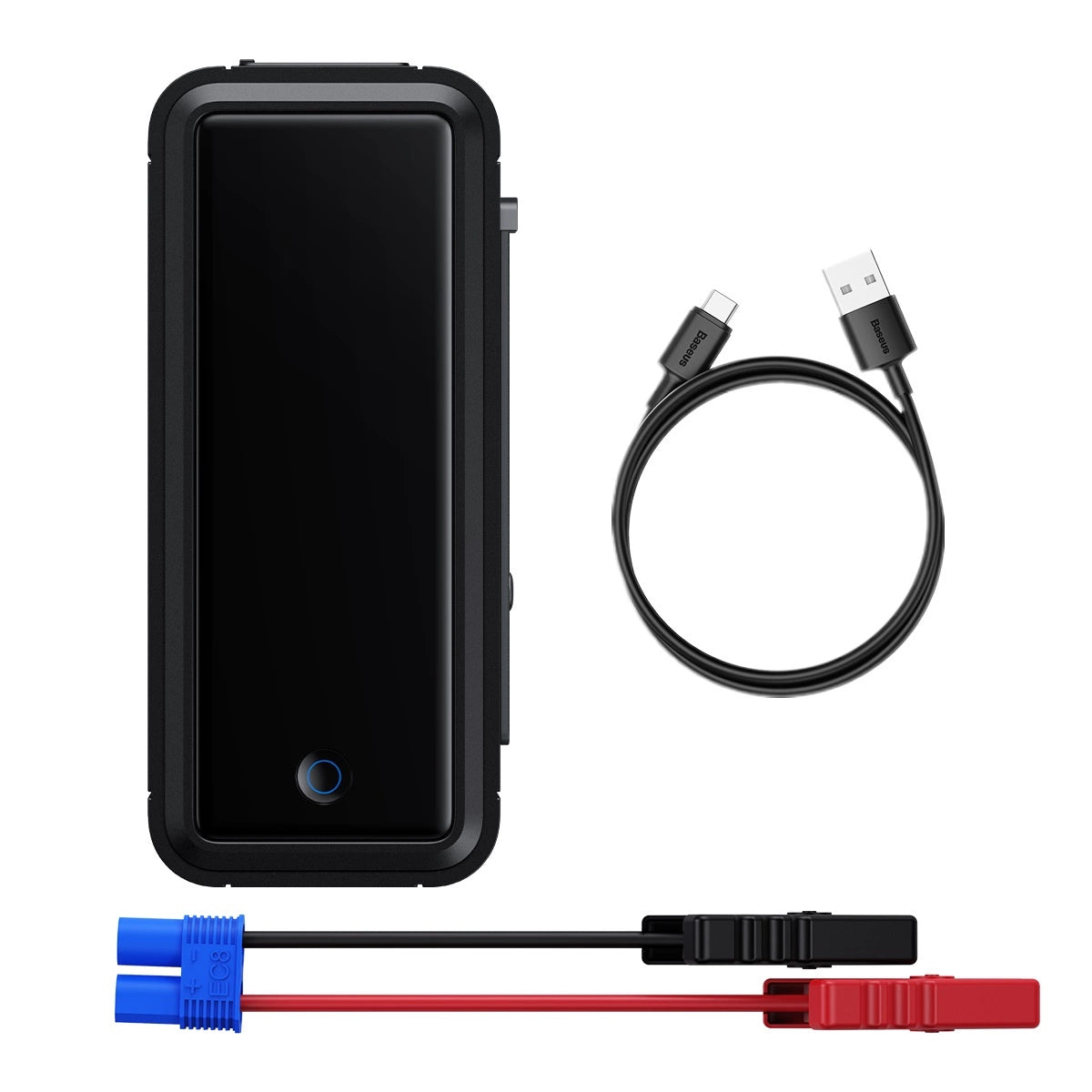 Jump starter med superkondensator Baseus Super Energy Mega Series BS-CH007 3000A 12V USB-C / EC8 / DC - grå