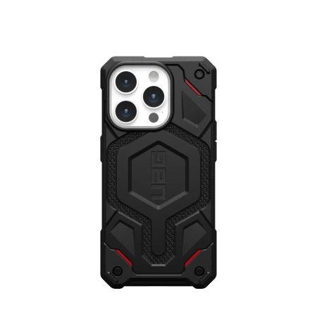 UAG Monarch Pro-kasse med MagSafe til iPhone 15 Pro - sort kevlar