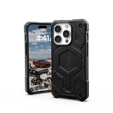 UAG Monarch Pro-foder med MagSafe til iPhone 15 Pro - sort kulstof