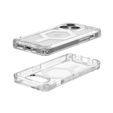 UAG Plyo MagSafe-hylster til iPhone 15 Pro - gennemsigtigt og hvidt