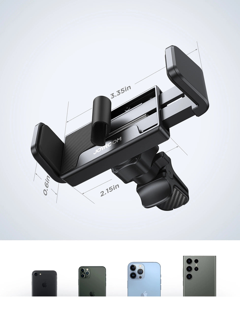 Joyroom biltelefonholder til luftventil sort (JR-ZS377)