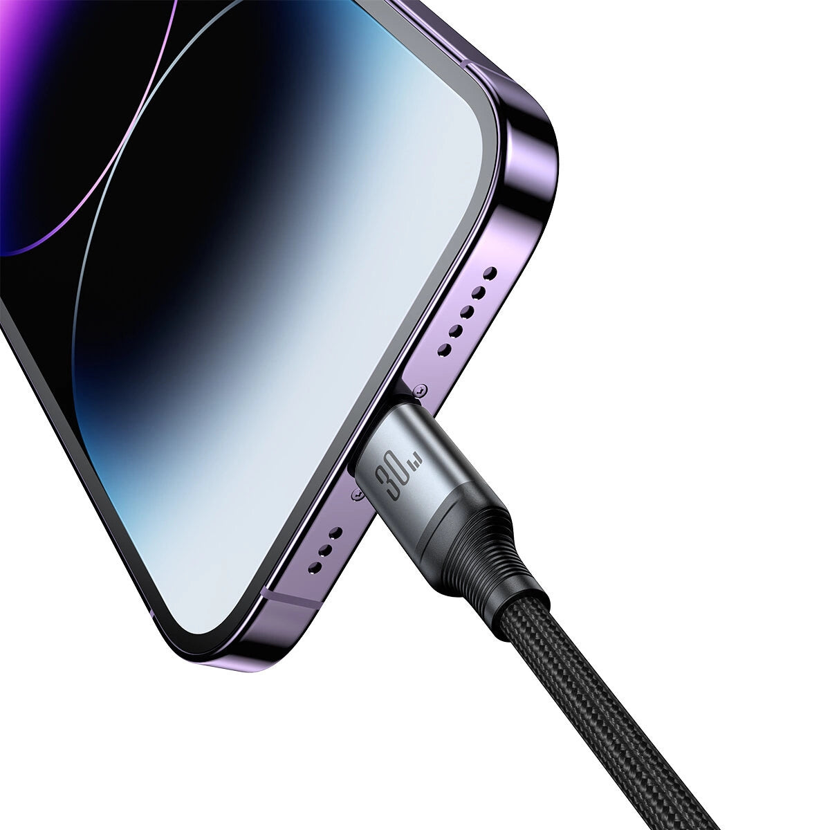Joyroom Speedy Series S-A21 2in1 USB-C - USB-C / Lightning kabel 100W 1,5m - sort