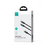 Joyroom Speedy Series S-A21 2in1 USB-C - USB-C / USB-C kabel 100W 1,5m - sort