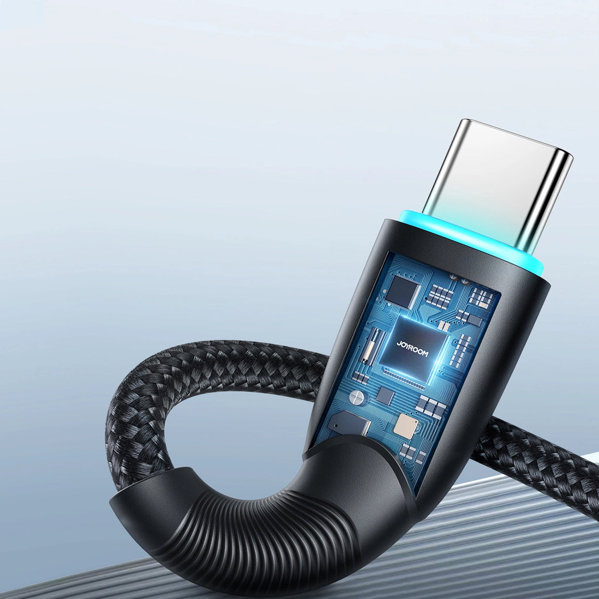 Joyroom Starry Series SA32-CC3 USB-C / USB-C kabel 60W 1m - sort