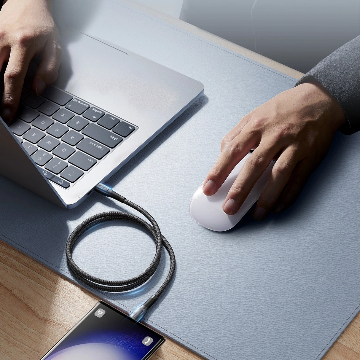 Joyroom Starry Series SA32-CC3 USB-C / USB-C kabel 60W 1m - sort