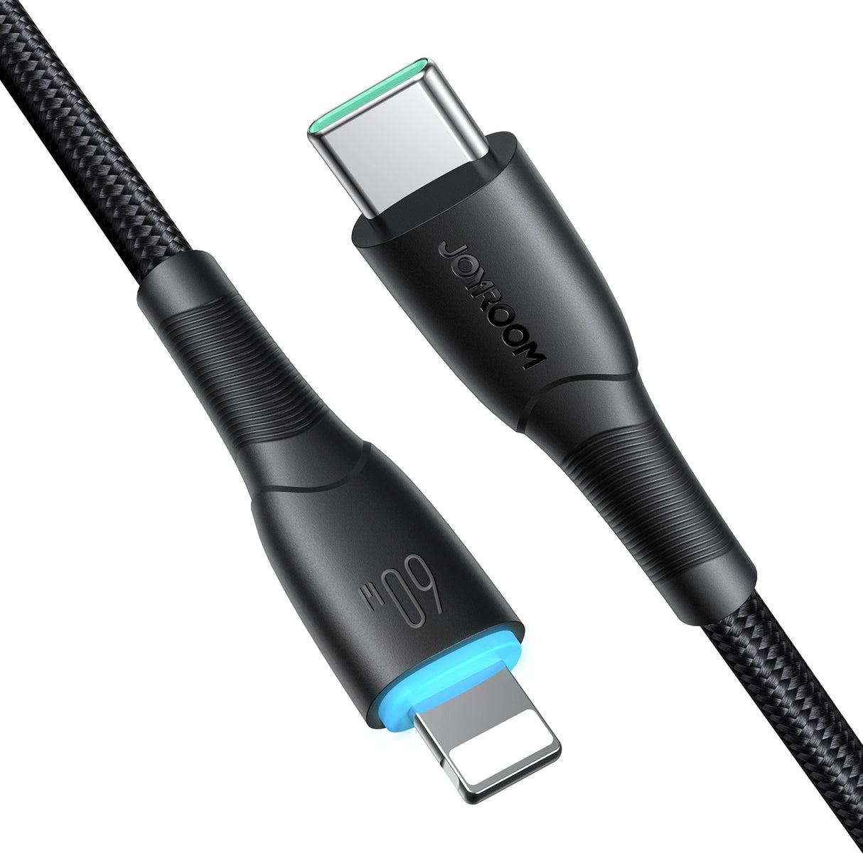 Joyroom Starry Series SA32-CC3 USB-C / USB-C kabel 60W 1m - sort