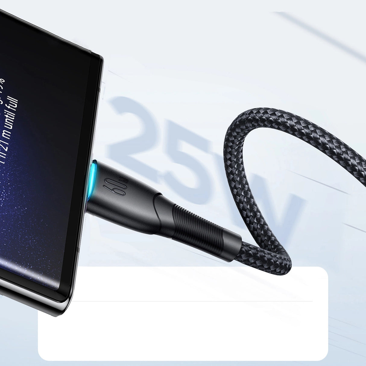 Joyroom Starry Series SA32-CC3 USB-C / USB-C kabel 60W 1m - sort