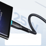 Joyroom Starry Series SA32-CC3 USB-C / USB-C kabel 60W 1m - sort