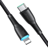Joyroom Starry Series SA32-CL3 30W USB-C / Lightning kabel 1m - sort