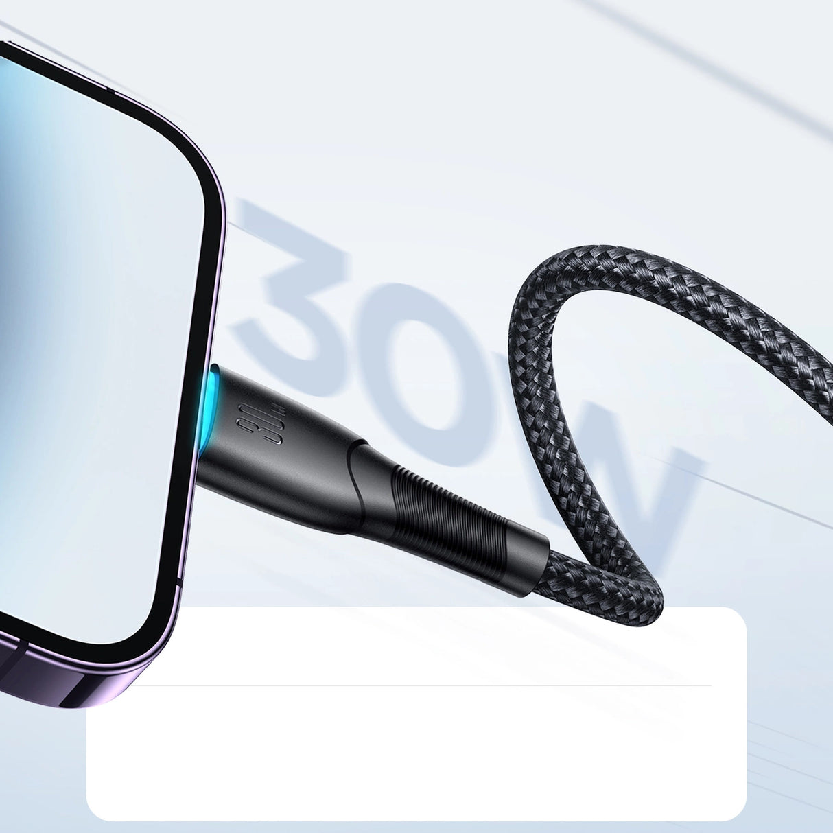 Joyroom Starry Series SA32-CL3 30W USB-C / Lightning kabel 1m - sort