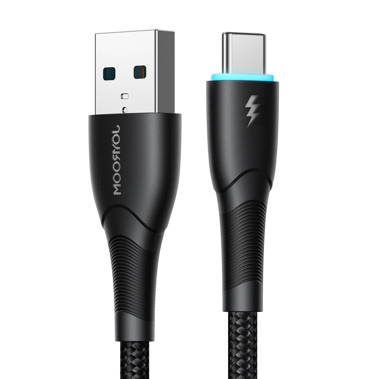 Joyroom Starry Series SA32-AC3 3A USB-A / USB-C kabel 1m - sort
