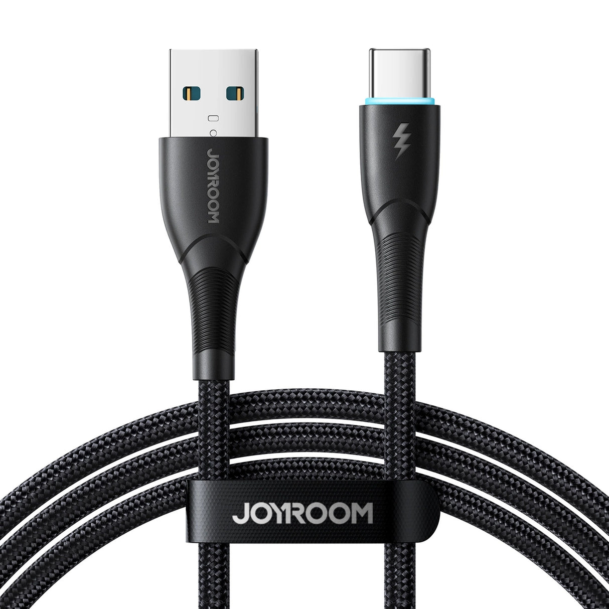 Joyroom Starry Series SA32-AC3 3A USB-A / USB-C kabel 1m - sort